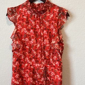 Women’s Sam Edelman High neck Ruffle Dress Size 12